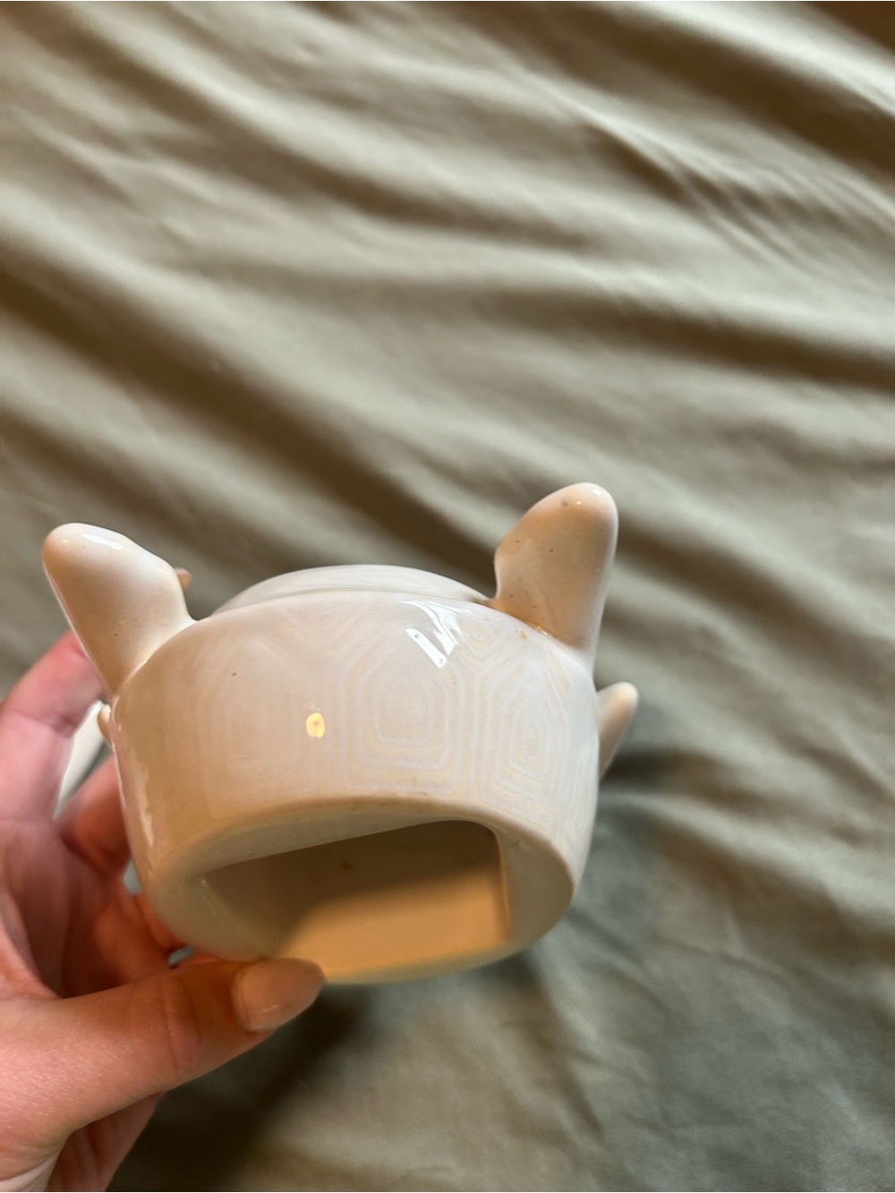 Bath & body works ceramic turtle candle and soap holder - Picture 7 of 7